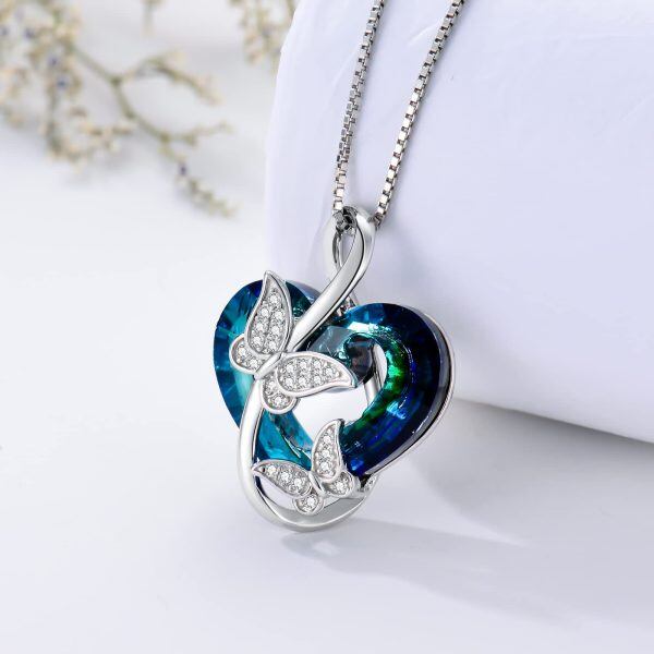 Sterling Silver Butterfly Necklace-3