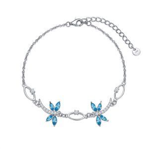 Sterling Silver Butterfly Bracelet-0