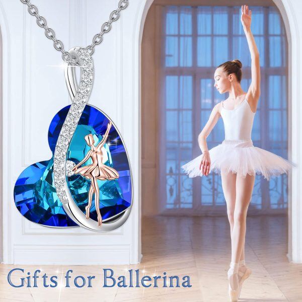 Sterling Silver Ballerina Necklace-2