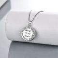 wholesale 925 Sterling Silver Round Lion Head Cremation Jewelry Keepsake Pendant Necklace-0-5