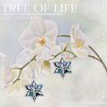 wholesale 925 Sterling Silver Abalone Shell Tree of Life Star Dangle Earrings for Women-0-2