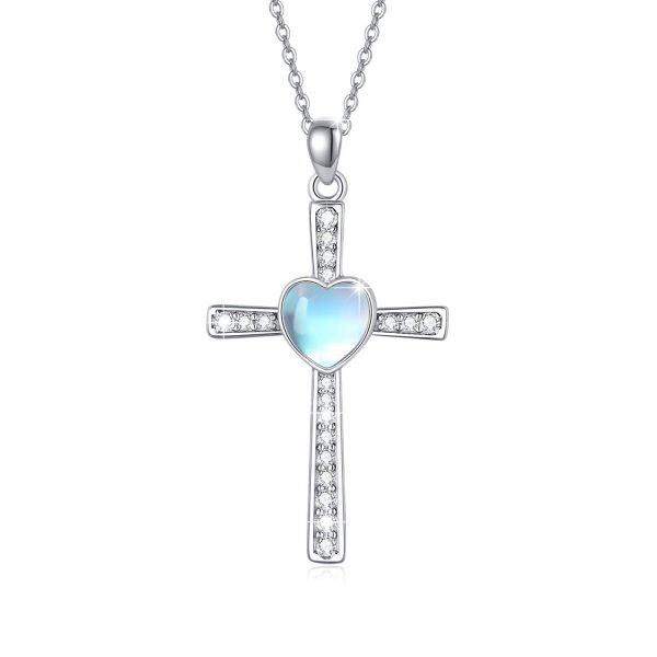 Sterling Silver Cross Necklace-0