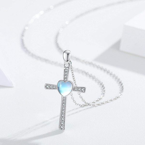 Sterling Silver Cross Necklace-1