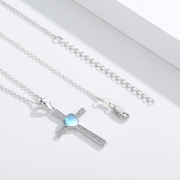 Sterling Silver Cross Necklace-2