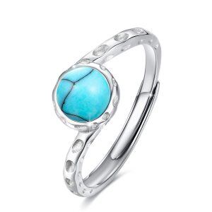 Sterling Silver Turquoise Statement Rings-0