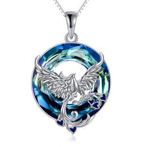 Sterling Silver Phoenix Necklace-0