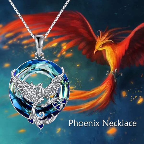 Sterling Silver Phoenix Necklace-1