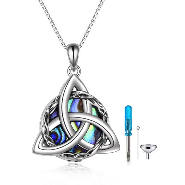 Sterling Silver Celtic Knot Necklace-0