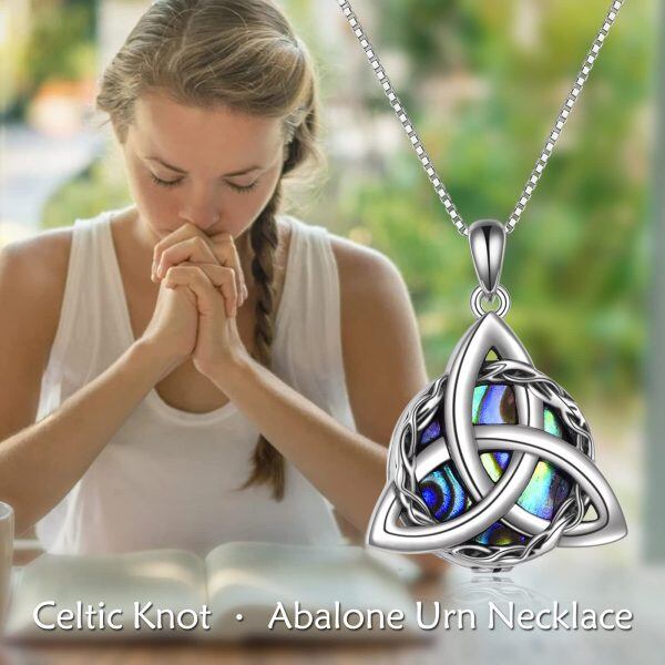 Sterling Silver Celtic Knot Necklace-1