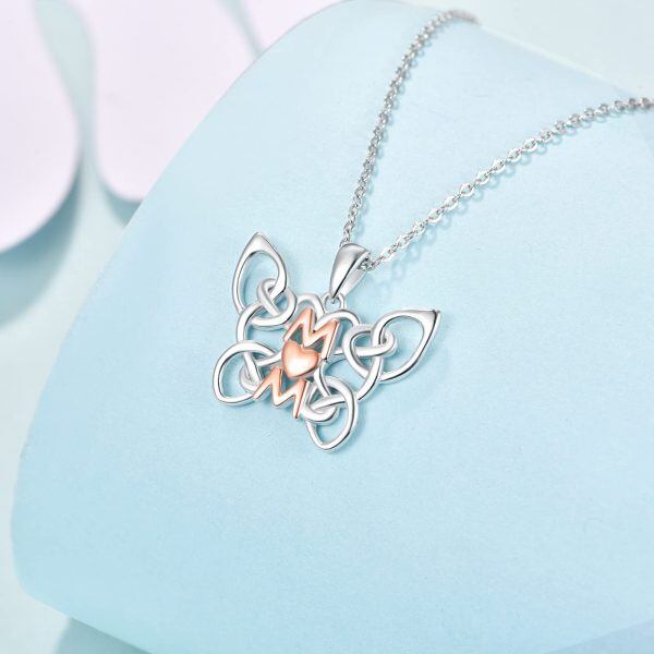 Sterling Silver Butterfly Necklace-1