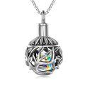 wholesale 925 Sterling Silver Rainbow Crystal Tree of Life Pendant Necklace Celtic Jewelry-0-0