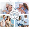 wholesale 925 Sterling Silver Moonstone Celtic Knot Pendant Necklace Gift for Women-0-6