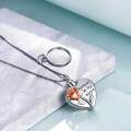 wholesale Silver Stone Heart Pendants for Women Gifts for Loved Ones - Two Tone-0-1