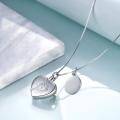 wholesale Silver Stone Heart Pendants for Women Gifts for Loved Ones - Two Tone-0-2
