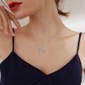 wholesale 925 Sterling Silver Giraffe Heart Pendant Necklace for Women Wife Mom Gift-0-1