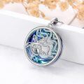 wholesale 925 Sterling Silver Blue Crystal Infinity Love Heart Pendant Necklace Gifts for Teenage Girls and Moms-0-3