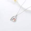 wholesale 925 Sterling Silver Heart Pendant with Mother and Child Design - Perfect Mothers Day Gift-0-4
