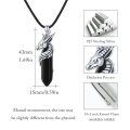wholesale 925 Sterling Silver Black Onyx Dragon Head Necklace Protection Charm  for Men/Women-0-5