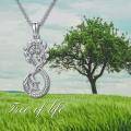 wholesale 925 Sterling Silver Tree of Life Infinity Family Pendant Necklace - Christmas Gifts for Women-0-5