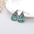 wholesale 925 Sterling Silver Abalone Shell Celtic Tree Of Life Dangle Drop Earrings for Women's  Ideas-0-2