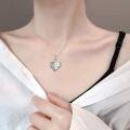 wholesale 925 Sterling Silver Photo Frame Heart Pendant Necklaces for Women Love You Engraved Charm Gifts-0-8