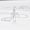 wholesale 925 Sterling Silver Infinity Jesus Cross Necklace with Crown and Angel Wings Pendant-0-3