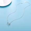 wholesale 925 Sterling Silver Heart Pendant Necklace for Grandmother Mother and Daughter Gifts-0-3