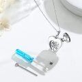 wholesale 925 Sterling Silver Tree of Life Heart Pendant Cremation Urn Necklace for Ashes Memory Keepsake Funnel & Screwdriver Included Water-Resistant  for Her-0-2