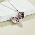 wholesale 925 Sterling Silver Tree of Life Photo Locket Pendant Necklace for Women-0-1