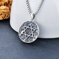 wholesale 925 Sterling Silver Star of David Pendant Necklace for Men Boys -0-1