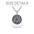 wholesale 925 Sterling Silver Star of David Pendant Necklace for Men Boys -0-4