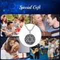wholesale 925 Sterling Silver Star of David Pendant Necklace for Men Boys -0-5