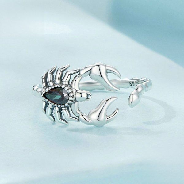 Sterling Silver Vintage Scorpion Stacking Rings-1