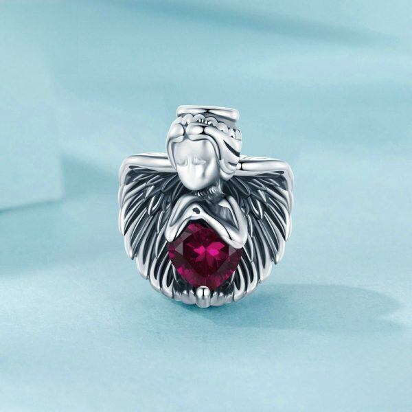 Sterling Silver Angel Beads Charms-1