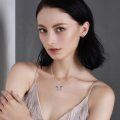 wholesale 925 Sterling Silver Celtic Knot Butterfly Pendant Necklace for Women Girls-0-5