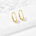 wholesale 14K Gold Leverback Opal Studs for Women Ideas-0-3