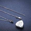 wholesale 925 Sterling Silver Heart Pendant Necklace with Cross and Infinity Symbol - Forever in My Heart Cremation Jewelry for Ashes Keepsake-0-6