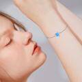 wholesale 925 Sterling Silver Blue Fire Opal Sea Turtle Charm Bracelet - Ocean Inspired Jewelry for Women-0-14