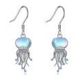 wholesale 925 Sterling Silver Blue Opalite Jellyfish Drop Earrings for Women  Ideas-0-0