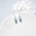 wholesale 925 Sterling Silver Blue Opalite Jellyfish Drop Earrings for Women  Ideas-0-4