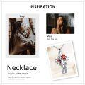 wholesale 925 Sterling Silver Cross Pendant with Flower and Insect Elements Cremation Jewelry for Ashes Keepsake Memorial Urn Necklace-0-1