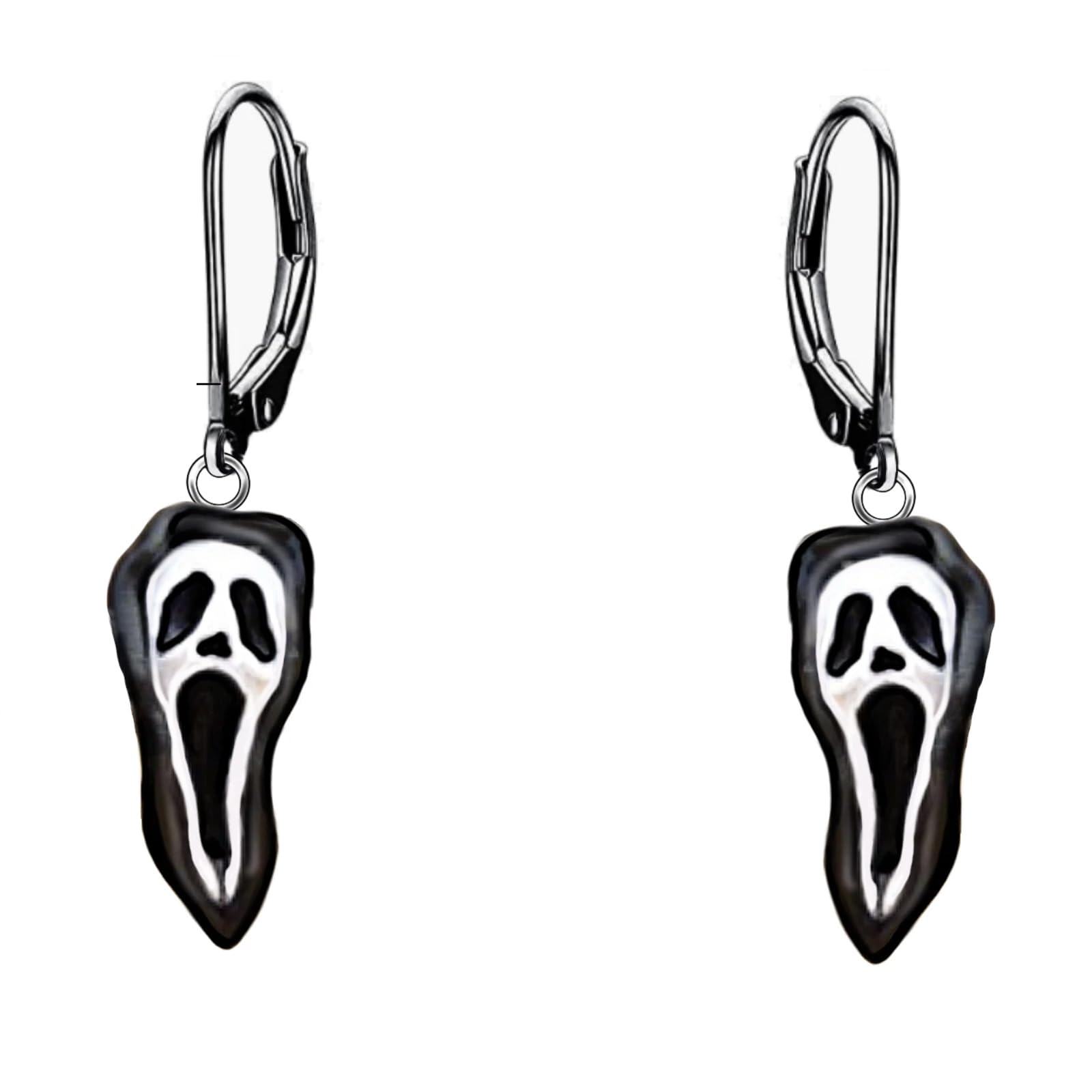 Sterling Silver Cat Earring for Halloween Christmas Valentine s Women Girls Jewelry No Gemstone - Silver Plated- Silver Plated