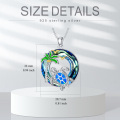 wholesale Sterling Silver Crystal Turtle Necklace for Women-0-1