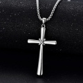 wholesale 925 Sterling Silver &  Knot Cross Pendant Necklaces for Men/Women - Celtic Crucifix Faith s-0-4