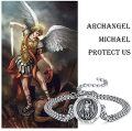 wholesale 925 Sterling Silver &  Saint Michael St Christopher Adjustable Religious Charm Bracelet - Protection Jewelry for Men Women Gifts-0-4