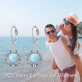 wholesale Sterling Silver Gemstone Leverback Dangle Drop Filigree Earrings for Women-0-2