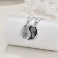 wholesale 925 Sterling Silver Musical Note Guitar Pendant Necklace for Women Men -0-3
