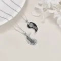 wholesale 925 Sterling Silver Musical Note Guitar Pendant Necklace for Women Men -0-4