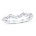wholesale 925 Sterling Silver Platinum-Plated Halo Engagement & Wedding Band Set with Round Cut Moissanites (1 ct tw)-0-4