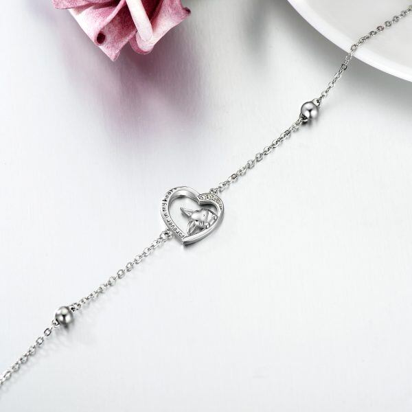 Sterling Silver Bunny Chain Bracelets-5